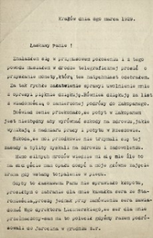 [List Ignacego Schaittera do Michała Gottmana zawierający m.in. prośbę o zamówienie artykułów spożywczych oraz zwrot umywalki]