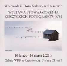 Wystawa Stowarzyszenia Koszyckich Fotografów K’91