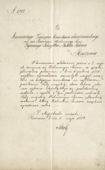 [Pismo z magistratu miasta Rzeszowa do Zarządu cmentarza chrześcijańskiego w Rzeszowie w sprawie rozpatrzenia podania z dnia 6 grudnia 1881 względem zaprowadzenia rozmaitych nowych urządzeń na tutejszym cmentarzu]