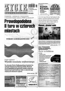 Życie Podkarpackie. 2010, nr 46 (2219) (17 listopada)