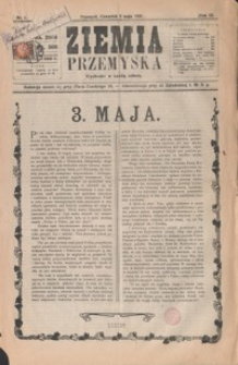 Ziemia Przemyska. 1923, R. 9, nr 1-4 (maj)