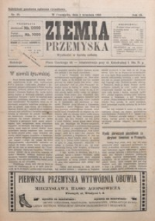 Ziemia Przemyska. 1923, R. 9, nr 18-22 (wrzesień)