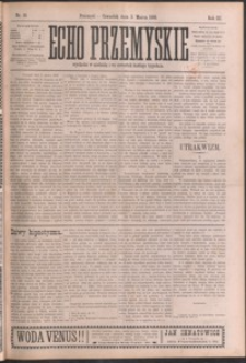 Echo Przemyskie : organ Stronnictwa Katolicko-Narodowego. 1898, R. 3, nr 18-26 (marzec)