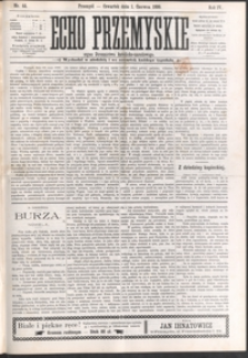 Echo Przemyskie : organ Stronnictwa Katolicko-Narodowego. 1899, R. 4, nr 44-52 (czerwiec)