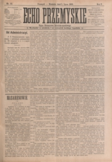 Echo Przemyskie : organ Stronnictwa Katolicko-Narodowego. 1900, R. 5, nr 53-61 (lipiec)