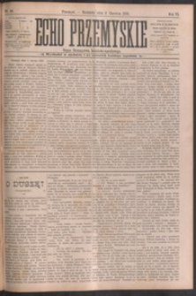 Echo Przemyskie : organ Stronnictwa Katolicko-Narodowego. 1901, R. 6, nr 44-52 (czerwiec)