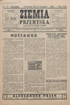 Ziemia Przemyska. 1937, R. 23, 47-50 (listopad)