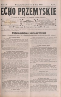 Echo Przemyskie : organ Stronnictwa Katolicko-Narodowego. 1907, R. 12, nr 35-43 (maj)