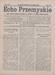 Echo Przemyskie : pismo polityczno-społeczne. 1916, R. 21, nr 97-105 (grudzień)
