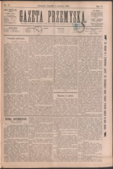 Gazeta Przemyska. 1890, R. 4, nr 71-78 (wrzesień)