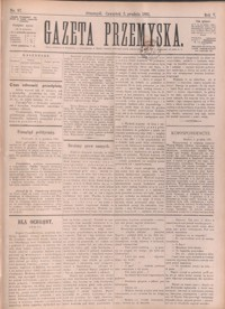 Gazeta Przemyska. 1891, R. 5, nr 97-105 (grudzień)