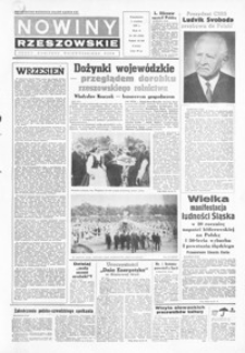 Nowiny Rzeszowskie : organ KW Polskiej Zjednoczonej Partii Robotniczej. 1969, nr 228-257 (wrzesień)