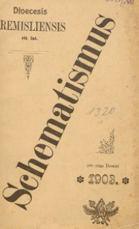 Schematismus universi venerabilis cleri Saecularis et Regularis Dioeceseos Ritus Latini Premisliensis pro Anno Domini 1903