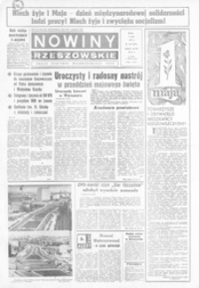 Nowiny Rzeszowskie : organ KW Polskiej Zjednoczonej Partii Robotniczej. 1971, nr 118-141, 143-148 (maj)