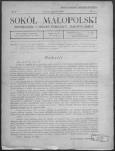 Sokół Małopolski : organ Dzielnicy Małopolskiej. 1939, R. 9, nr 1-9