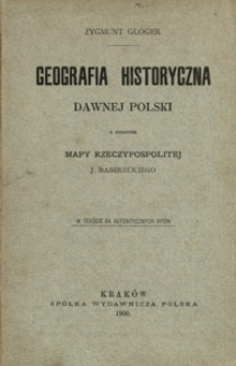 Geografia historyczna ziem dawnej Polski