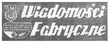 Wiadomości Fabryczne : pismo Samorządu Robotniczego Wytwórni Sprzętu Komunikacyjnego im. J. Tkaczowa w Rzeszowie. 1969, R. 18, nr 15 (21-31 maja)