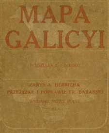 Mapa Galicyi