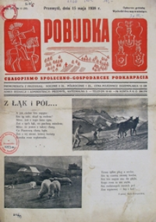 Pobudka : czasopismo społeczno-gospodarcze Podkarpacia. 1938, R. 4, nr 10 (maj)