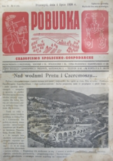 Pobudka : czasopismo społeczno-gospodarcze. 1938, R. 4, nr 13-14 (lipiec)