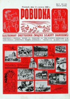 Pobudka : ilustrowany dwutygodnik Związku Szlachty Zagrodowej. 1939, R. 5, nr 12 (czerwiec)