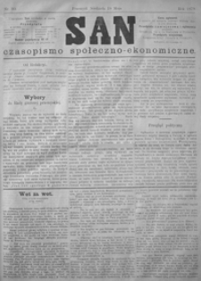 San : czasopismo społeczno-ekonomiczne. 1879, nr 18-21 (maj)