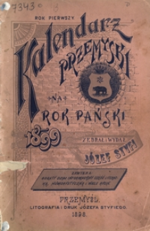 Kalendarz Przemyski na Rok Pański 1899, R. 1