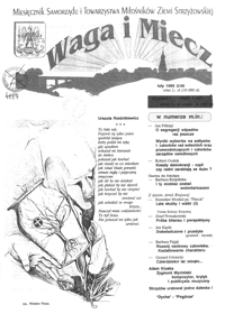 Waga i Miecz : miesięcznik Samorządu i Towarzystwa Miłośników Ziemi Strzyżowskiej. 1995, [R. 5], nr 2 (luty)